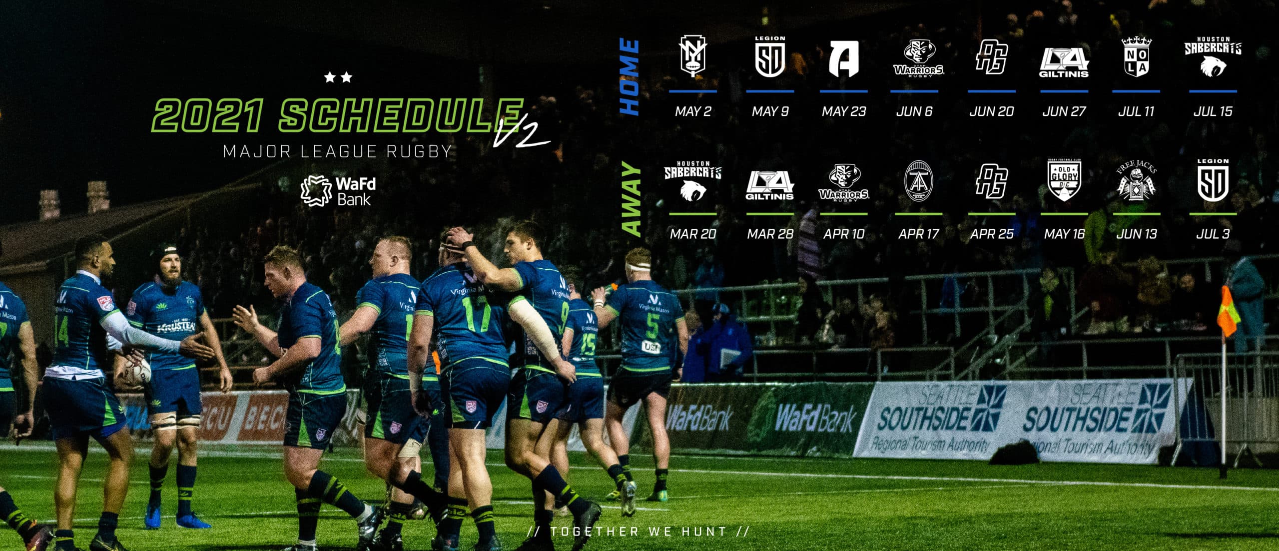 MAJOR LEAGUE RUGBY ANNOUNCES 2021 SEASON SCHEDULE