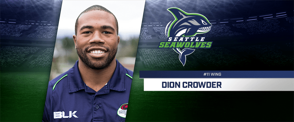 Seattle Saracen Dion Crowder signs with the Seattle Seawolves