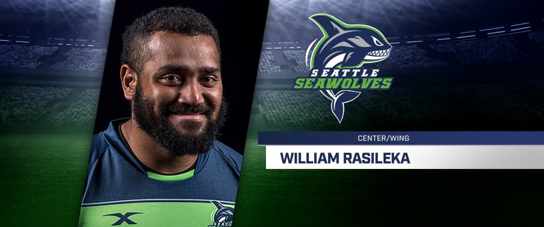 Former Fijian International Captain William Rasileka Signs with Seawolves