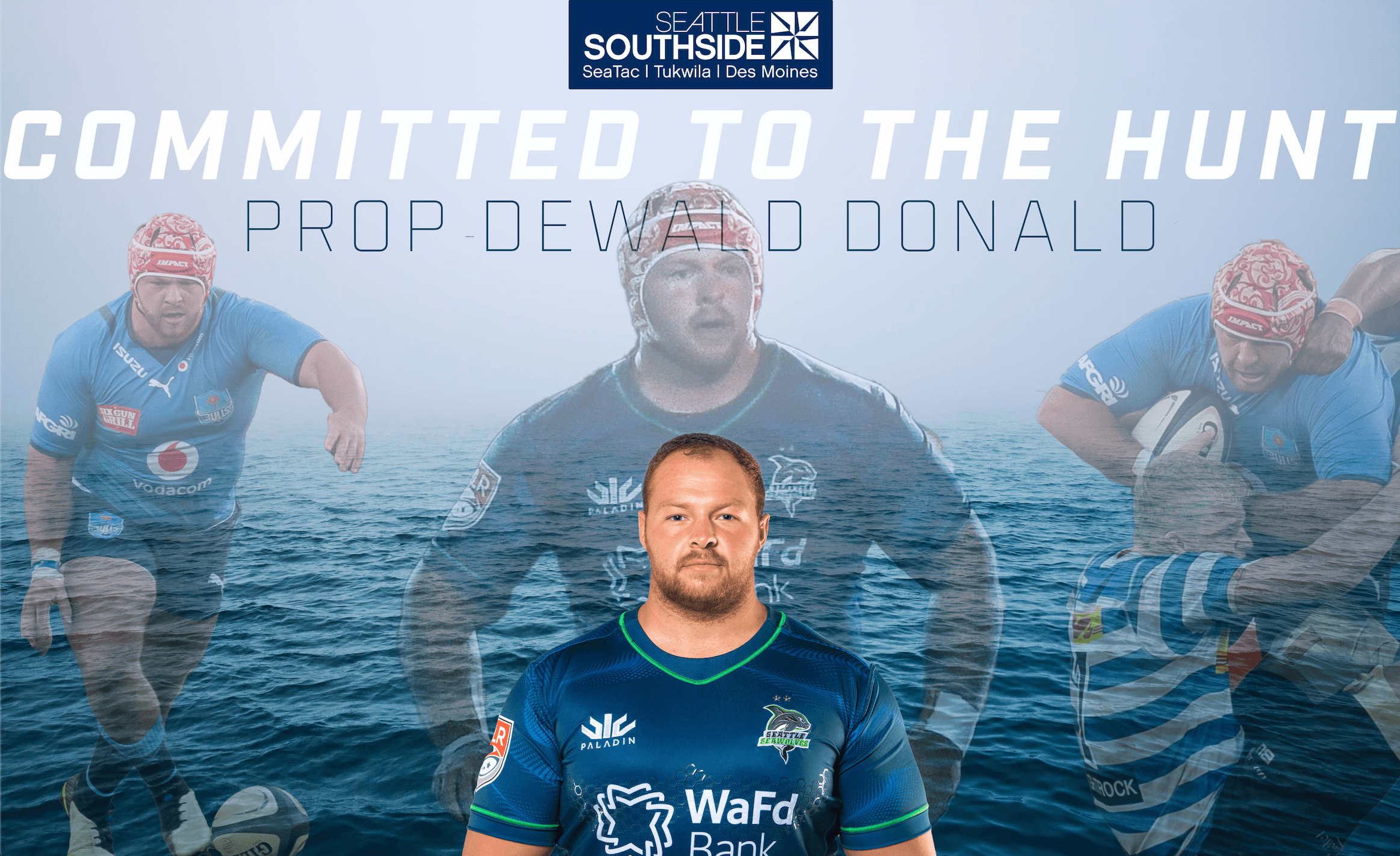 Seawolves Strengthen Front Row with Young Prop, Sign Blue Bulls Dewald for 2022