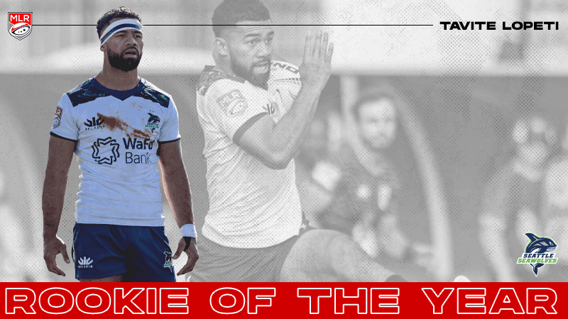 Seawolf Tavite Lopeti Receives 2022 MLR Rookie of The Year Award