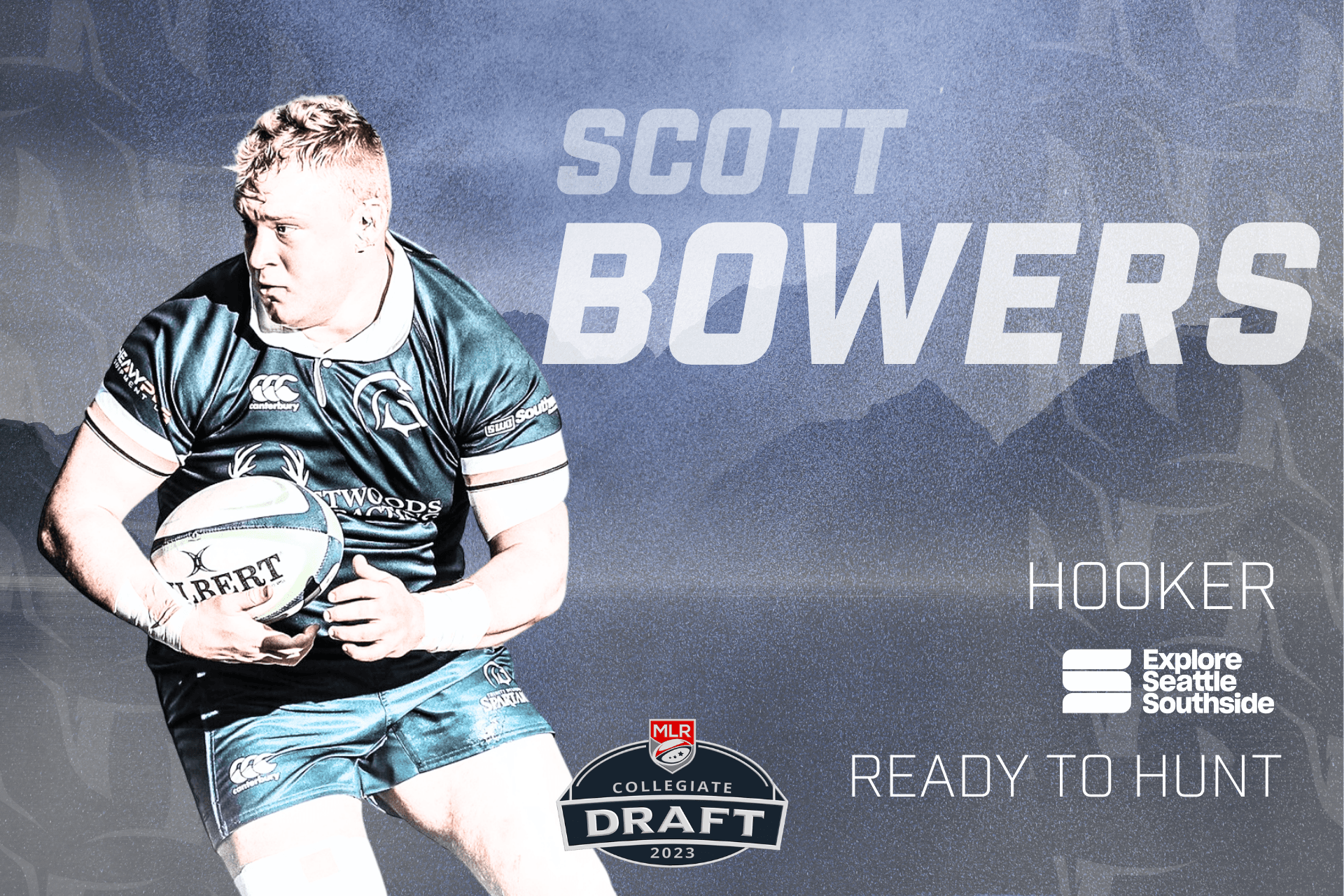 SCOTT BOWERS DRAFTED IN 2023 MLR DRAFT TO JOIN SEAWOLVES RUGBY