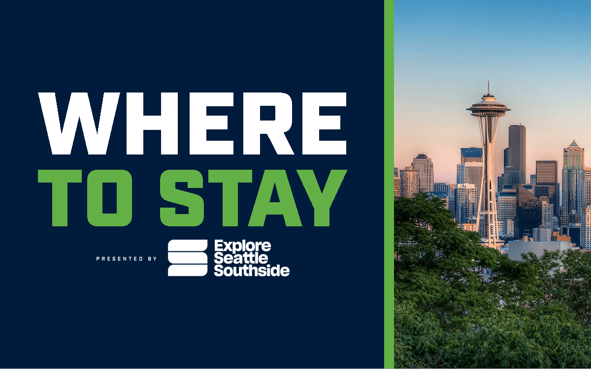 Hotel accommodations near Starfire Sports in the Seattle area.