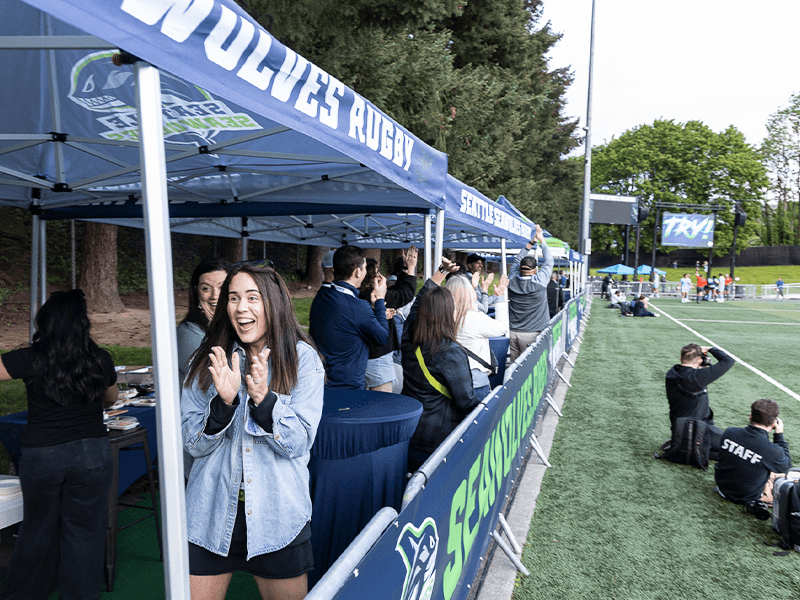 Pitch-Side Cabanas
