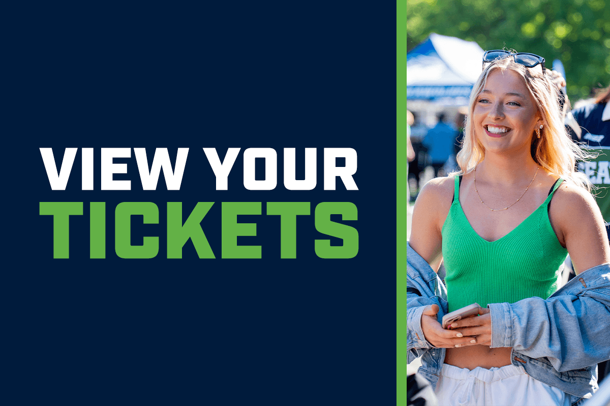 Seattle Seawolves supporter accesses match tickets in the mobile app at Starfire Stadium.
