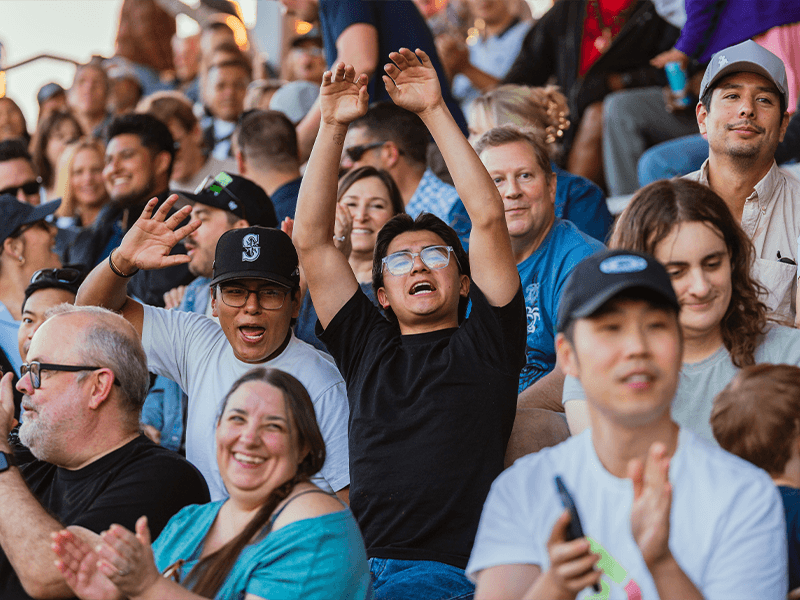 Young Seawolves supporters enjoy a matchday experience at Starfire Sports.