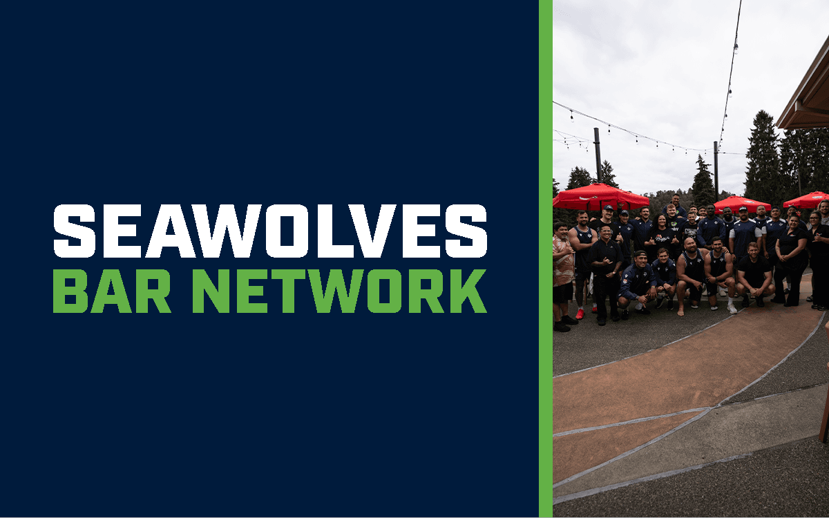 Seattle Seawolves supporters watch a match at an official bar network location.