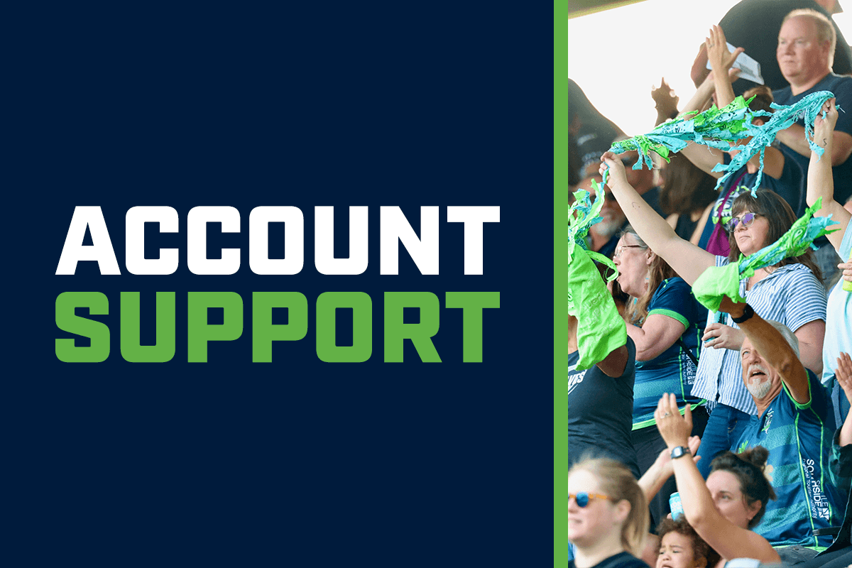 Seattle Seawolves ticket staff assists supporters at Starfire Stadium.
