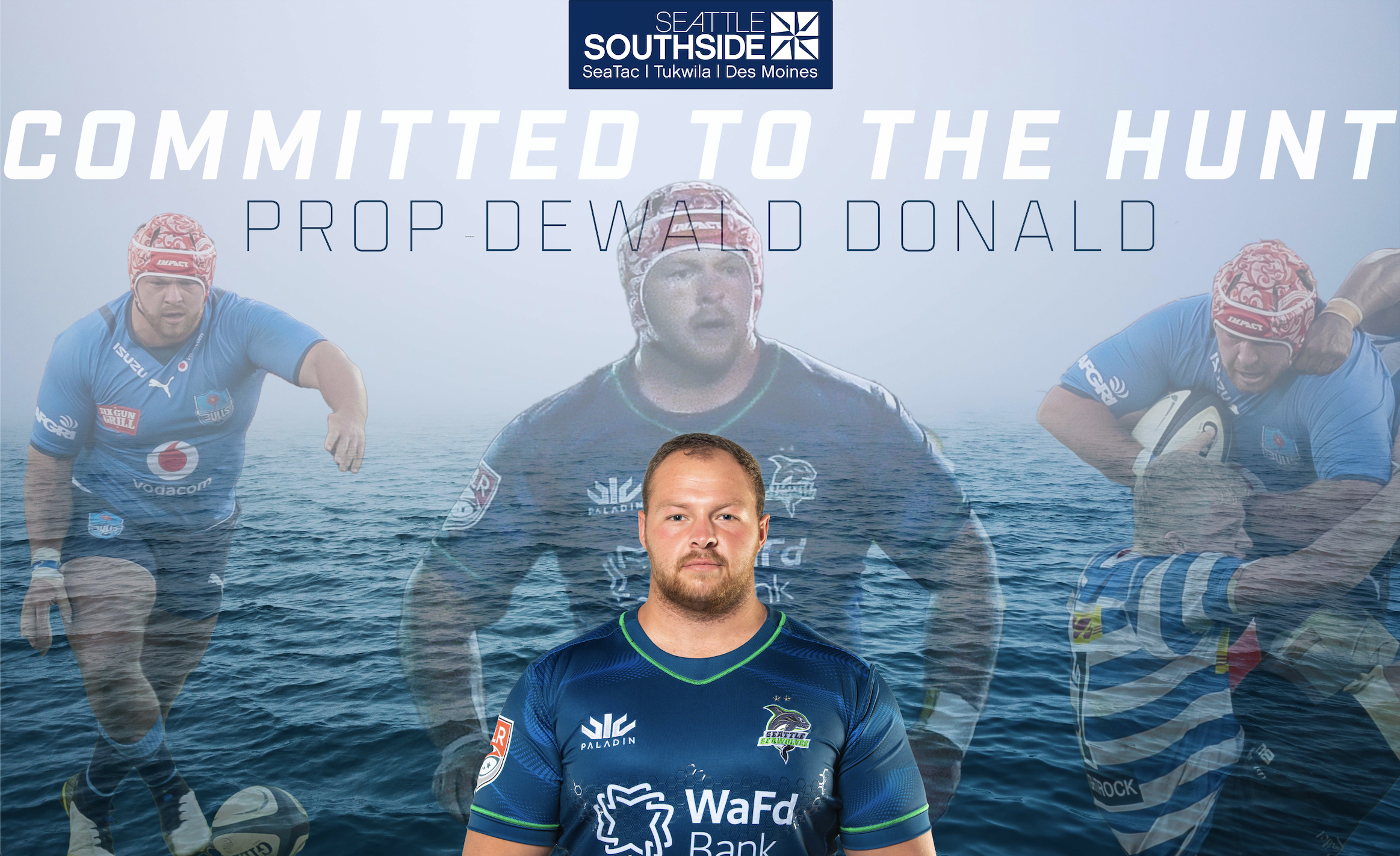 Seawolves Strengthen Front Row with Young Prop, Sign Blue Bulls Dewald for 2022