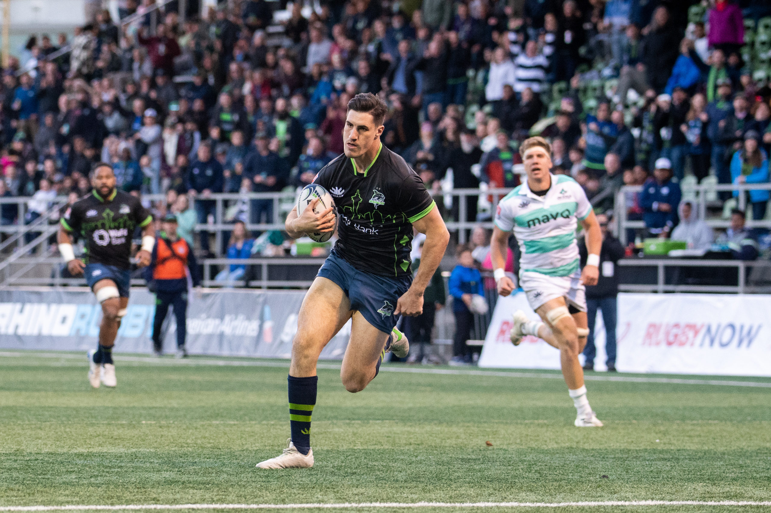 Seawolves Dazzle Mother’s Day Crowd with 11-Try Performance Over Jackals