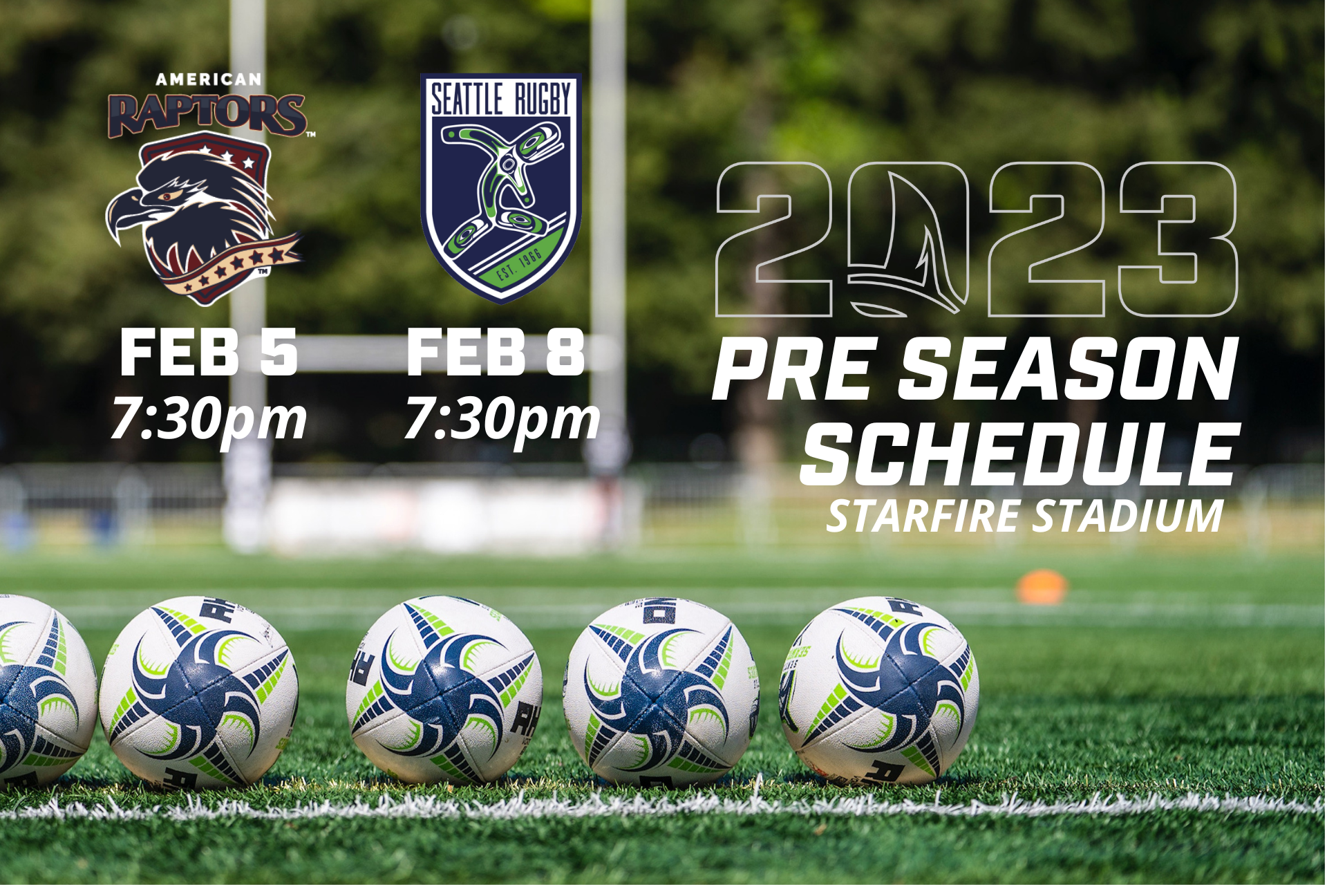 Preseason Match Schedule Announcement for 2023 - Seattle Seawolves