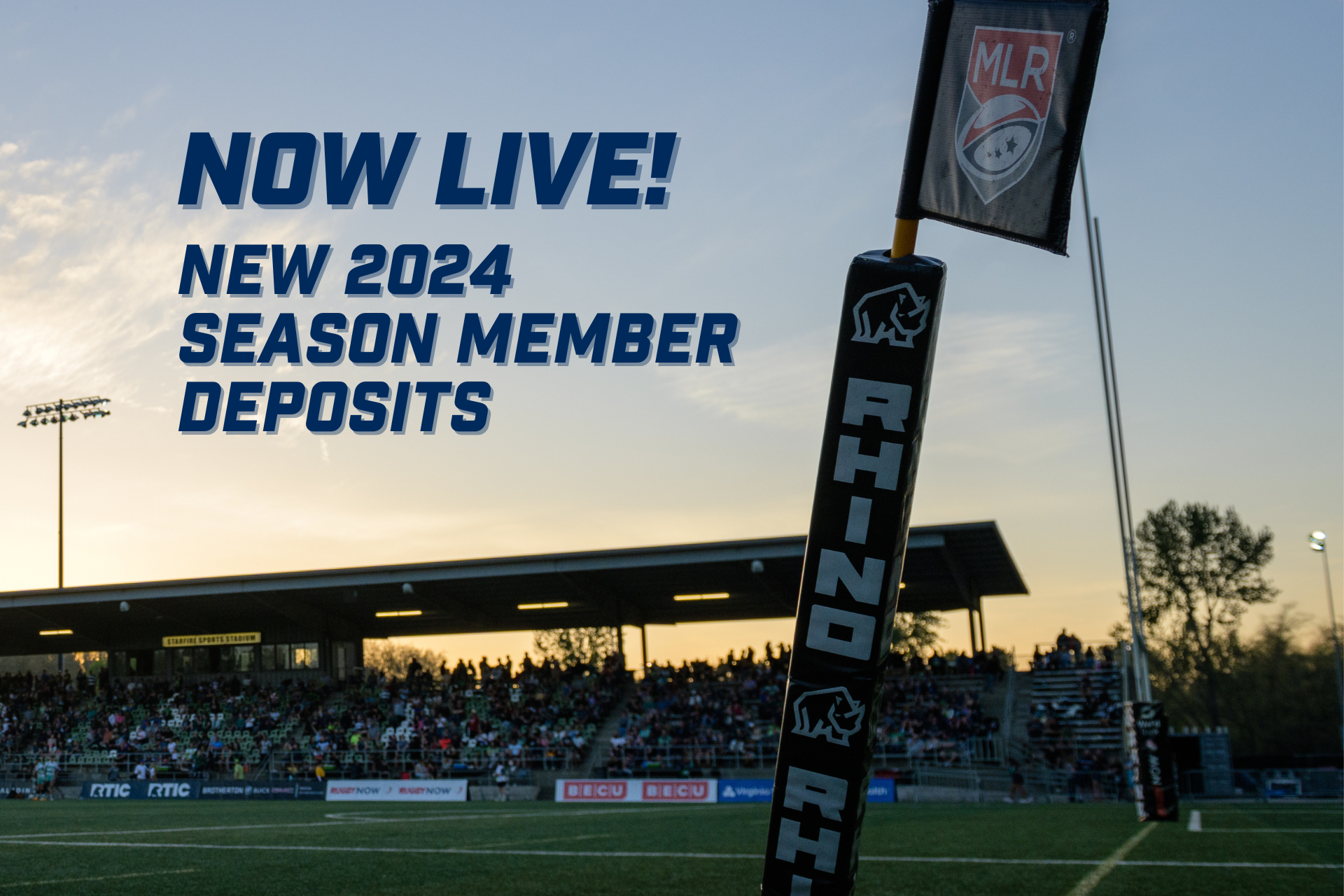Now Live! New Season Ticket Member Deposits for 2024