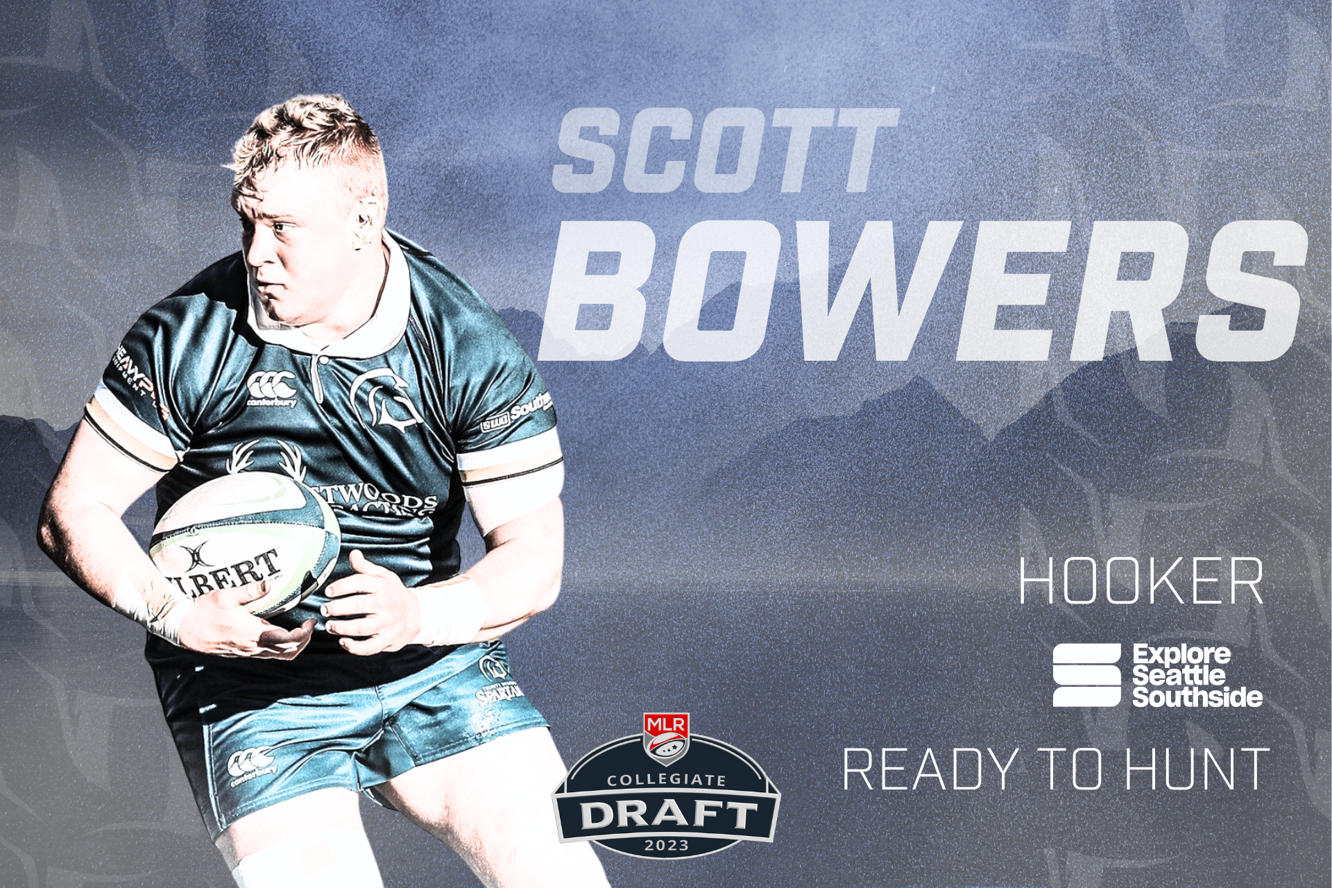 SCOTT BOWERS  DRAFTED IN 2023 MLR DRAFT TO JOIN SEAWOLVES RUGBY