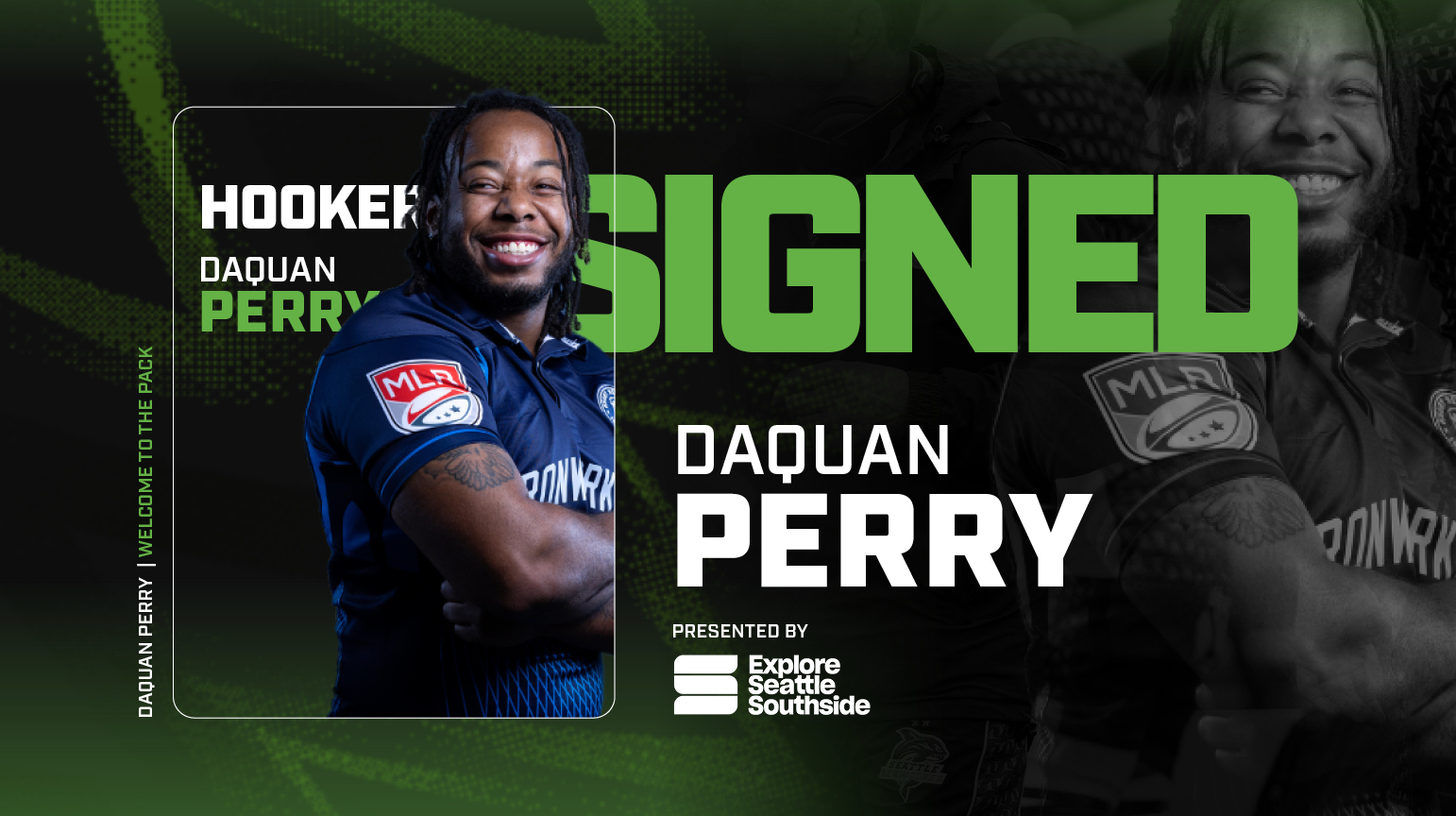 SEATTLE SEAWOLVES WELCOME POWERHOUSE DAQUAN PERRY