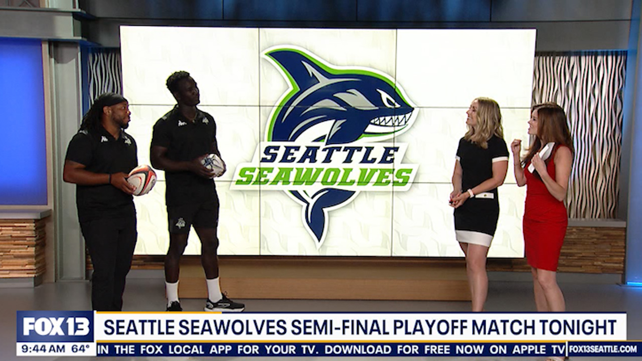 DaQuan Perry and Monate Akuei Discuss Seattle Seawolves’ Semi-Finals on Fox 13 Seattle