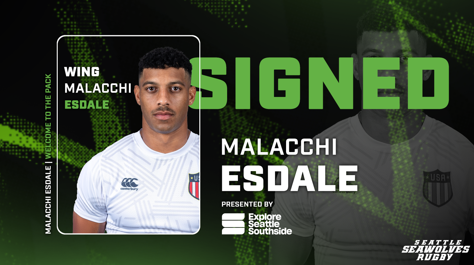 Seattle Seawolves Sign Malacchi Esdale as New Wing