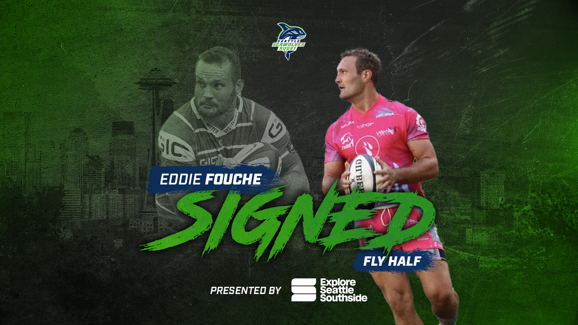 Welcome Eddie Fouche as Fly Half and Inside Center!